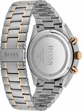 Buy Hugo Boss Mens Chronograph Champion Silver Stainless Steel Black Dial 44mm Watch - 1513819 in Pakistan