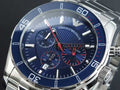 Buy Emporio Armani Men’s Chronograph Stainless Steel Blue Dial 45mm Watch - AR5933 in Pakistan