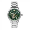 Buy Emporio Armani Men’s Automatic Silver Stainless Steel Green Dial 43mm Watch - AR60053 in Pakistan