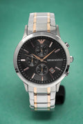 Buy Emporio Armani Men’s Analogue Quartz Stainless Steel Black Dial 43mm Watch - AR11165 in Pakistan