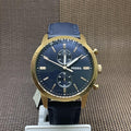 Buy Fossil Men's Chronograph Quartz Blue Leather Strap Blue Dial 44mm Watch FS5436 in Pakistan