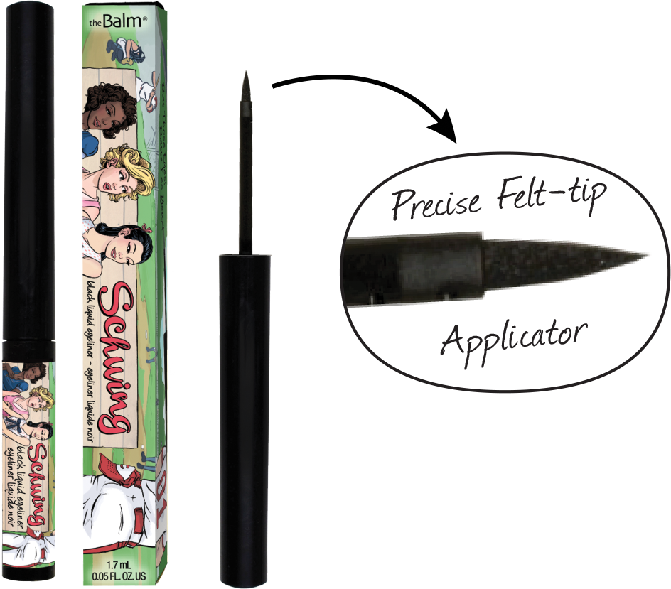 Buy The Balm Schwing! Us Black Liquid Eyeliner in Pakistan