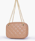 Buy Beige Quilted Rectangle Cross Body Bag - Old Lace in Pakistan