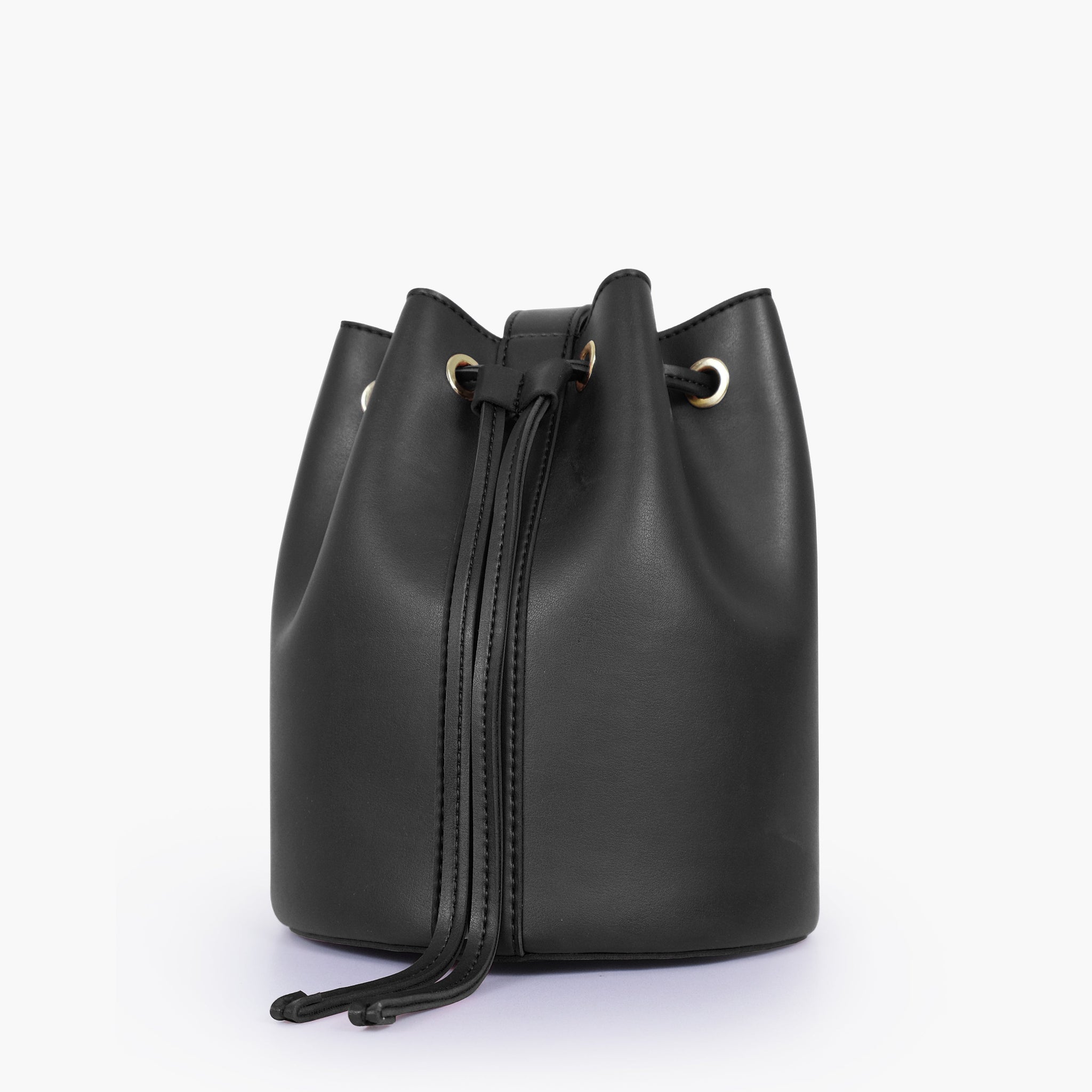 Buy Black Loop Handle Bucket Bag - Black in Pakistan