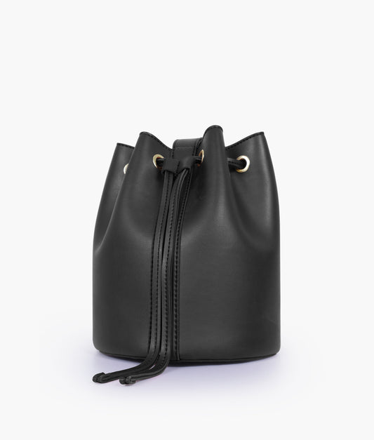 Buy Black Loop Handle Bucket Bag - Black in Pakistan