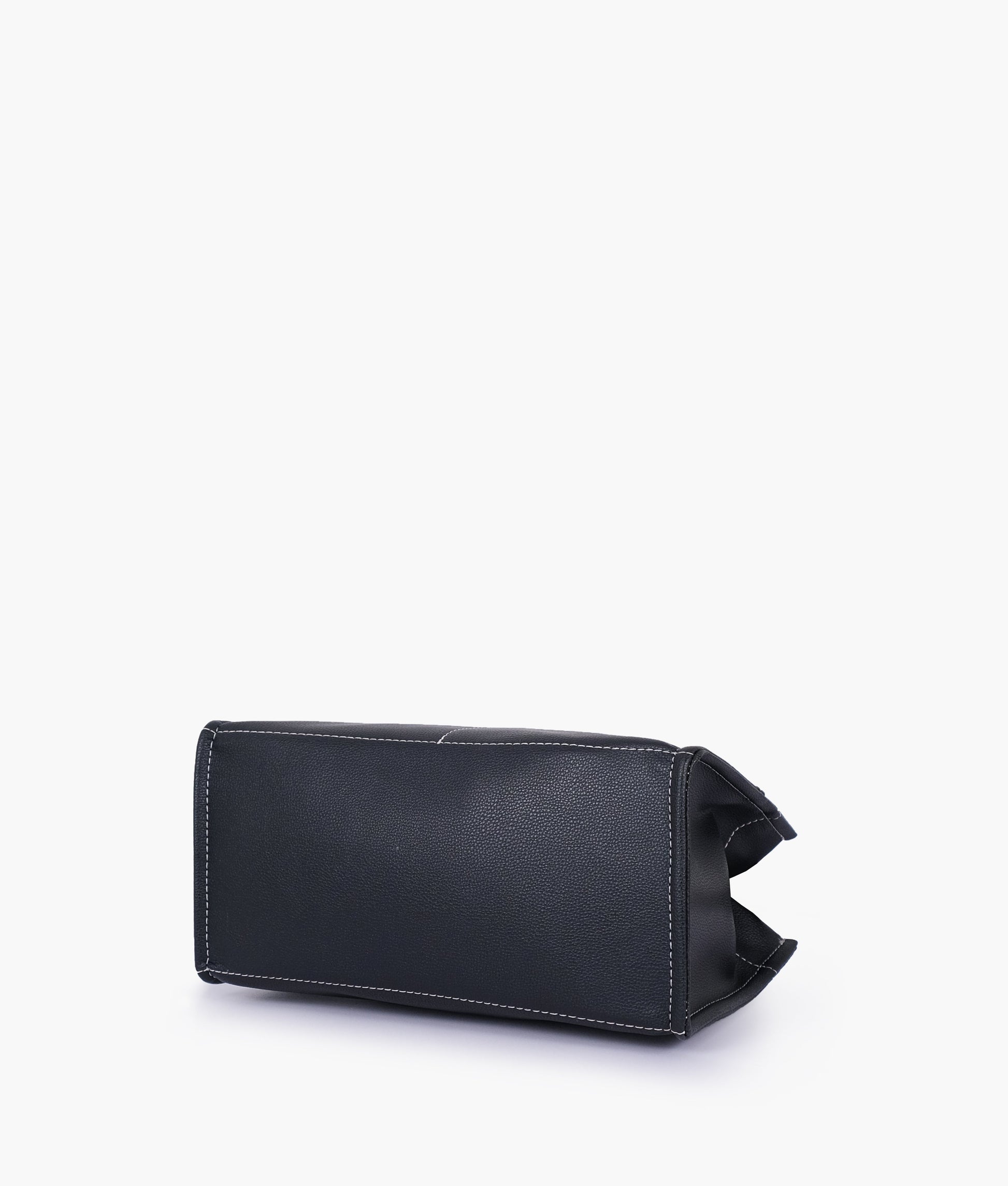 Buy Black Dual Pocket Mini Tote Bag - Black in Pakistan