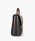 Buy Black Flap-over Top-handle Bag in Pakistan