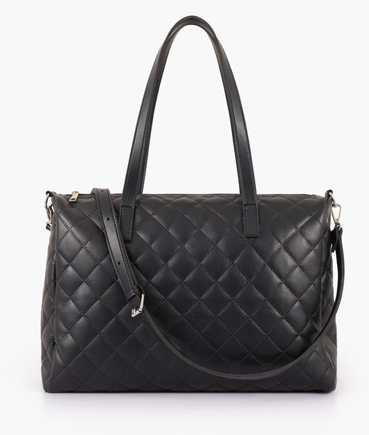 Buy Black Quilted Carryall Tote Bag in Pakistan