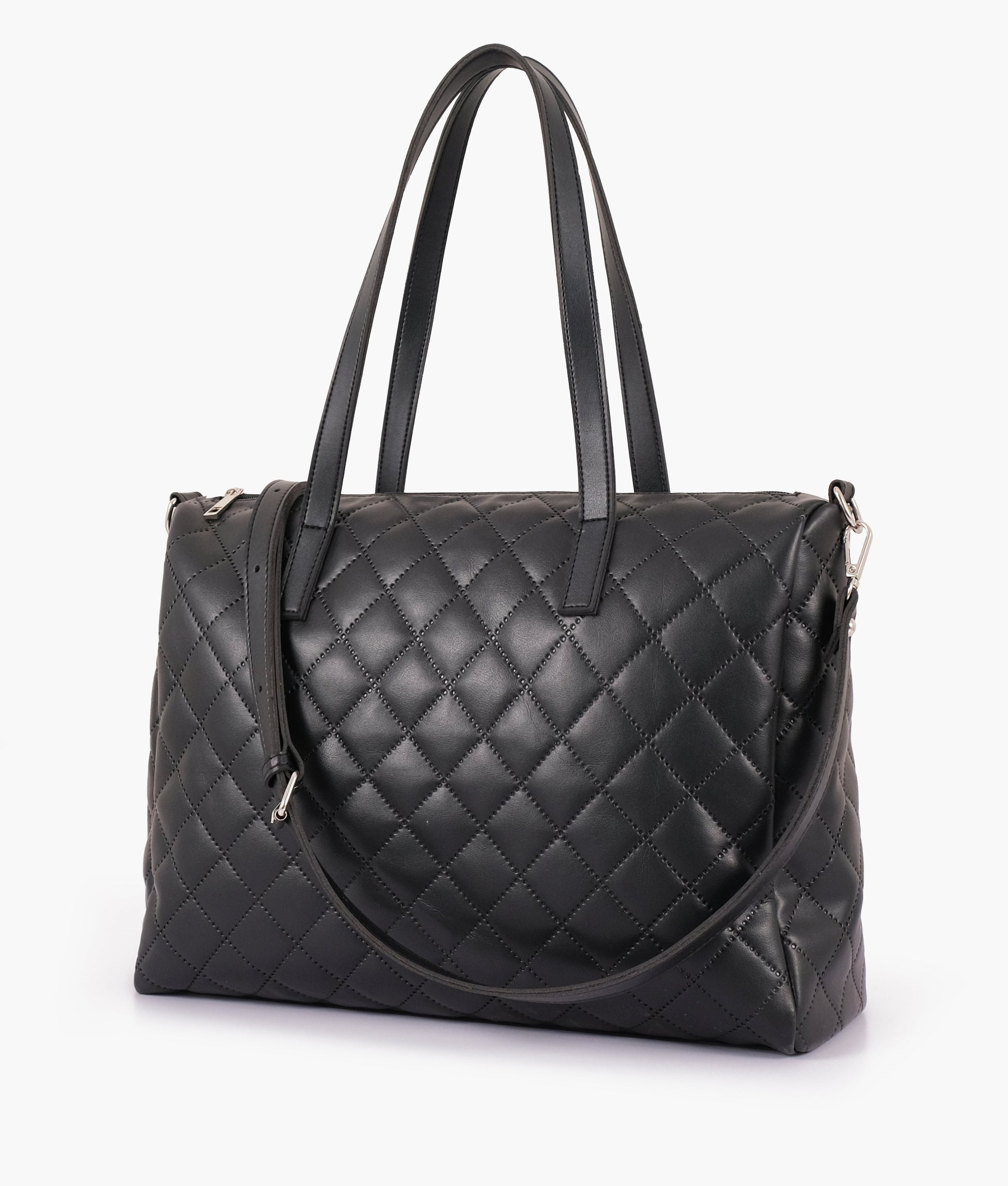 Buy Black Quilted Carryall Tote Bag in Pakistan
