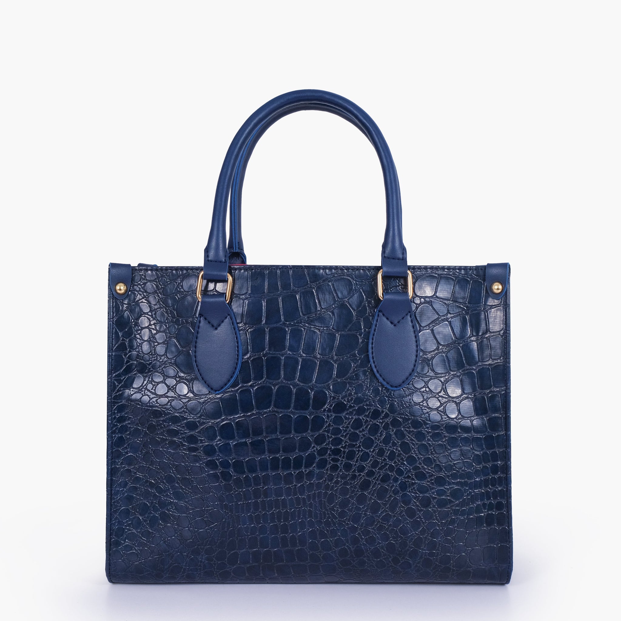Buy Blue On The Go Crocodile Handbag - Dark Slate Blue in Pakistan