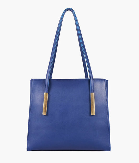 Buy Zipper Shoulder Bag With Long Handle - Blue in Pakistan