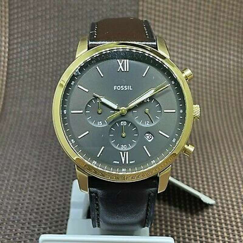 Buy Fossil Men's Quartz Leather Strap Black Dial 44mm Watch FS5763 in Pakistan