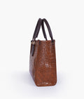 Buy Brown On The Go Crocodile Handbag - Sienna in Pakistan