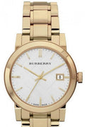 Buy Burberry Ladies Stainless Steel White Dial Gold tone 34mm Watch BU9103 in Pakistan