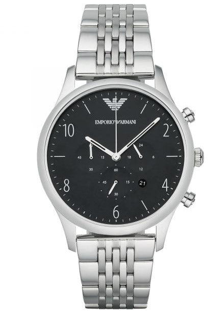 Buy Emporio Armani Men's Quartz Stainless Steel Black Dial 43mm Watch AR1863 in Pakistan