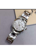 Buy Burberry Women's Swiss Made Stainless Steel Silver Dial 34mm Watch BU9100 in Pakistan