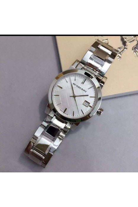 Buy Burberry Women's Swiss Made Stainless Steel Silver Dial 34mm Watch BU9100 in Pakistan