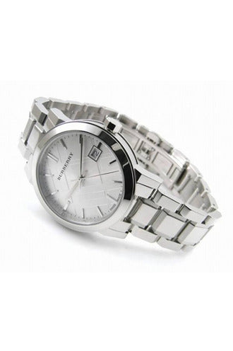 Buy Burberry Women's Swiss Made Stainless Steel Silver Dial 34mm Watch BU9100 in Pakistan