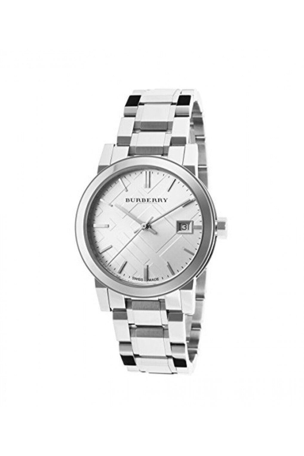 Buy Burberry Women's Swiss Made Stainless Steel Silver Dial 34mm Watch BU9100 in Pakistan