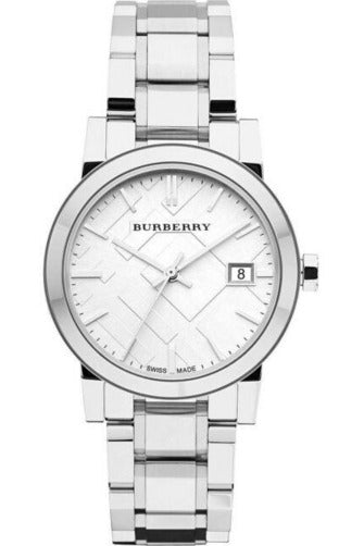 Buy Burberry Women's Swiss Made Stainless Steel Silver Dial 34mm Watch BU9100 in Pakistan