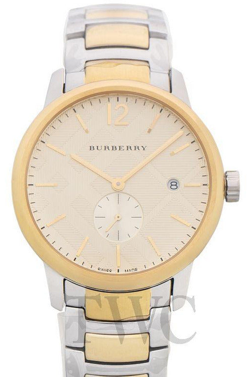 Buy Burberry Men's Swiss Made Stainless Steel Gold Dial 40mm Watch BU10011 in Pakistan