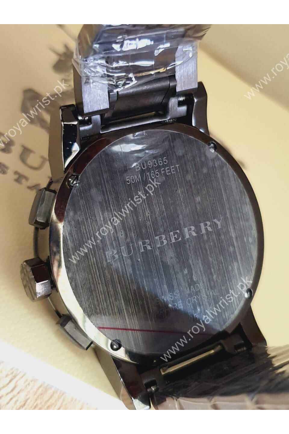 Buy Burberry Men's Swiss Made Stainless Steel Blue Dial 42mm Watch BU9365 in Pakistan