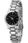 Buy Burberry Women's Swiss Made Quartz Silver Stainless Steel Black Dial 26mm Watch BU9201 in Pakistan