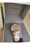 Buy Burberry Women's Swiss Made Stainless Steel Rose Gold Dial 34mm Watch BU9135 in Pakistan