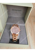 Buy Burberry Women's Swiss Made Stainless Steel Rose Gold Dial 34mm Watch BU9135 in Pakistan