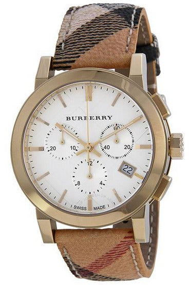 Buy Burberry Women's Leather Strap White Dial 38mm Watch BU9752 in Pakistan