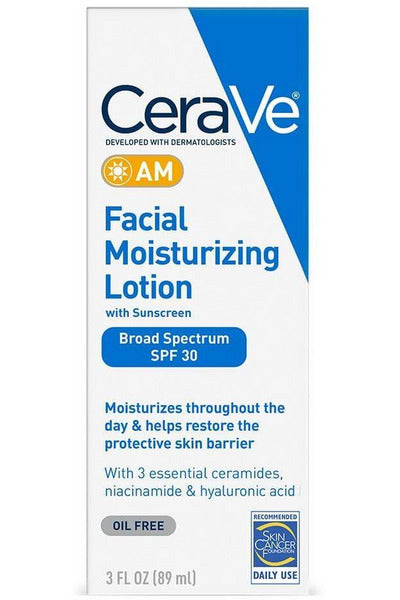 Buy CeraVe AM Facial Moisturizing Lotion SPF 30 For Normal to Oily Skin -  89ml in Pakistan