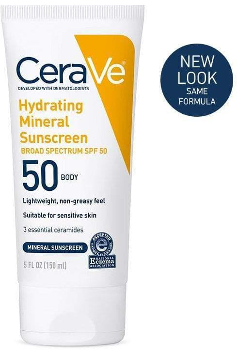 Buy CeraVe Hydrating Mineral Sunscreen Face Sheer Tint SPF 50 75ml in Pakistan