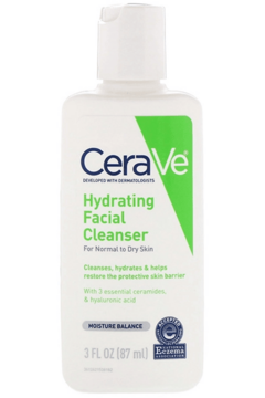 Buy Cerave Hyrating Face Wash Travel Size - 87ml in Pakistan