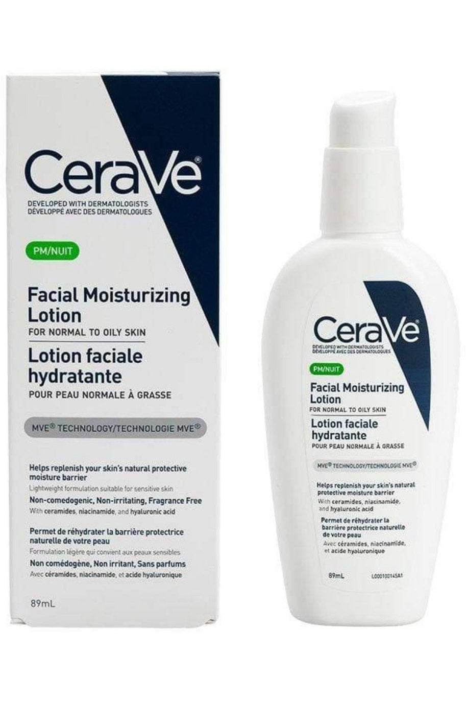 Buy CeraVe PM Facial Moisturizing Lotion Normal to Oily Skin 89ml