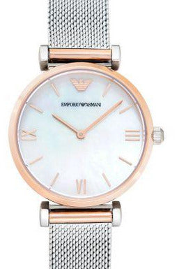 Buy Emporio Armani Women's Analog Stainless Steel Mother of pearl Dial 32mm Watch AR2067 in Pakistan