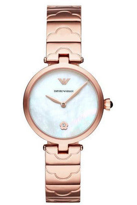 Buy Emporio Armani Women's Analog Quartz Stainless Steel Mother Of Pearl Dial 32mm Watch AR11236 in Pakistan