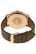 Buy Emporio Armani Quartz Brown Leather Strap Silver Dial 42mm Watch for Men - Ar1743 in Pakistan