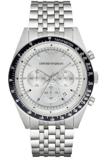 Buy Emporio Armani Men's Quartz Stainless Steel Silver Dial 46mm Watch AR6073 in Pakistan