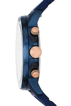 Buy Fossil Men's Quartz Blue Silicone Strap Blue Dial 45mm Watch BQ2498 in Pakistan