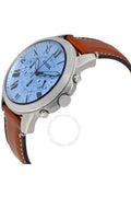 Buy Fossil Men's Chronograph Quartz Leather Strap Silver Dial 44mm Watch FS5184 in Pakistan