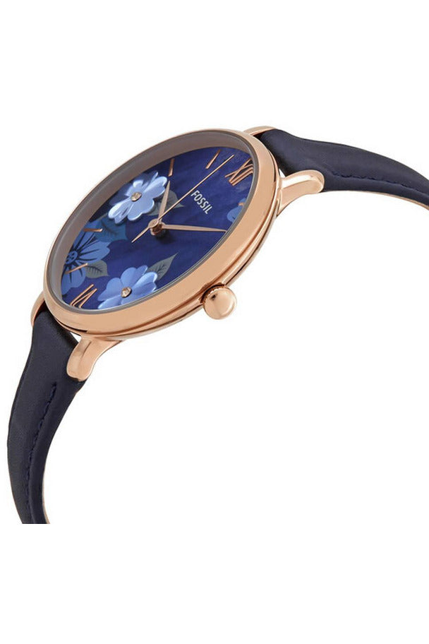 Buy Fossil Women's Quartz Blue Leather Strap Blue Dial 36mm Watch ES4673 in Pakistan
