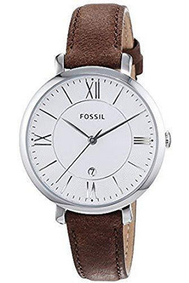 Buy Fossil Women's Quartz Brown Leather Strap White Dial 36mm Watch ES3708 in Pakistan
