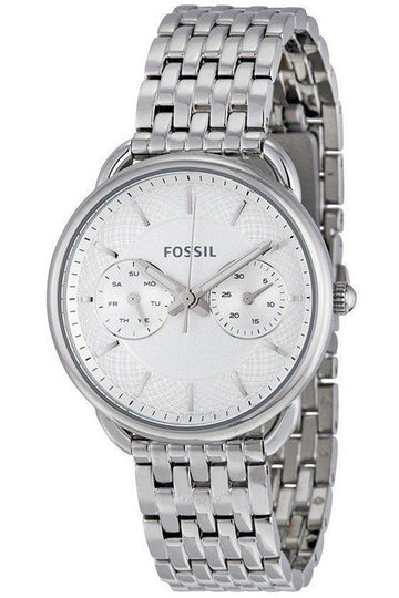 Buy Fossil Women's Quartz Silver Stainless Steel White Dial 34mm Watch ES3712 in Pakistan