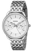 Buy Fossil Women's Quartz Silver Stainless Steel White Dial 34mm Watch ES3712 in Pakistan