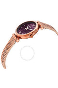 Buy Fossil Women's Quartz Rose Gold Stainless Steel Purple Dial 28mm Watch ES4646 in Pakistan