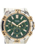Buy Fossil Men's Chronograph Quartz Two-tone Stainless Steel Green Dial 44mm Watch FS5622 in Pakistan