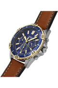 Buy Fossil Men's Chronograph Quartz Leather Strap Blue Dial 44mm Watch FS5625 in Pakistan