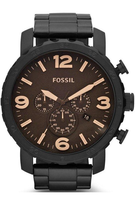 Buy Fossil Men's Quartz Stainless Steel Black Dial 50mm Watch JR1356 in Pakistan