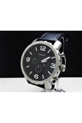 Buy Fossil Men's Quartz Black Leather Strap Black Dial 50mm Watch JR1436 in Pakistan