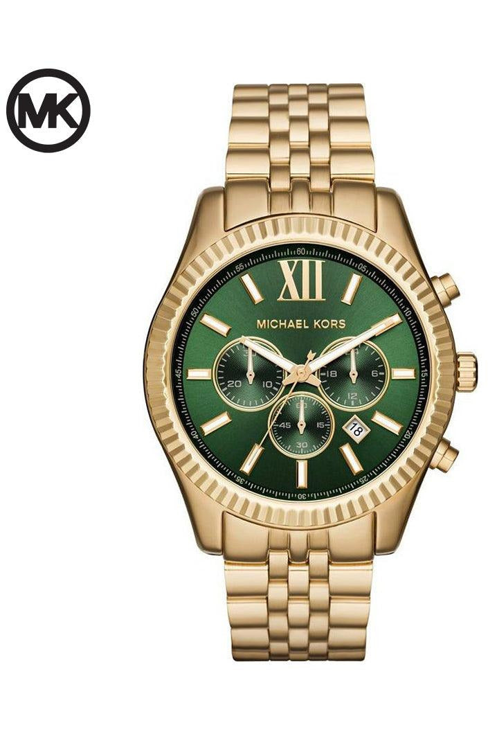 Buy Michael Kors Men's Quartz Stainless Steel Gold Tone 44mm Watch MK8446 in Pakistan